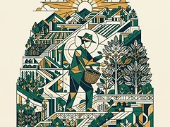 Small-estate farmers — coffee farmer illustration 2