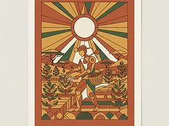 Kabare Society members — coffee farmer illustration 3