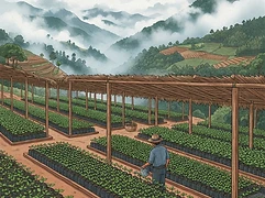Jacinto Domingo — coffee farmer illustration 3