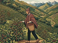 Smallholders — coffee farmer illustration 1