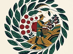 Albeiro Ramirez — coffee farmer illustration 1