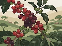Mate Matiwos β coffee farm illustration 3