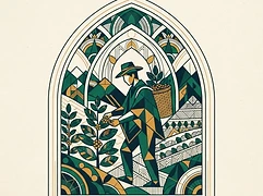 Hermel Lasso — coffee farmer illustration 3