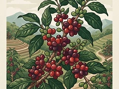 Finca El Suspiro — coffee farm illustration 3