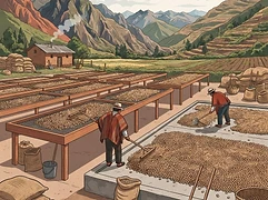 Kukipata — coffee farm illustration 2