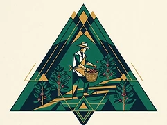 ASPROCAES association — coffee farmer illustration 3