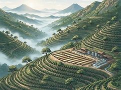 Finca Relampago — coffee farm illustration 1