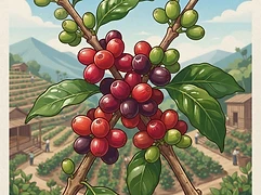 Caballero family farms — coffee farm illustration 3