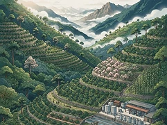 Finca La Riviera β coffee farm illustration 1