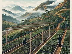 Aguirre family — coffee farmer illustration 3