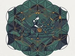 Coopedota — coffee farmer illustration 1