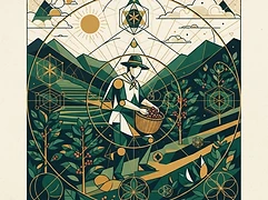 Carmen Montoya — coffee farmer illustration 1