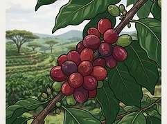 Mamuto β coffee farm illustration 3