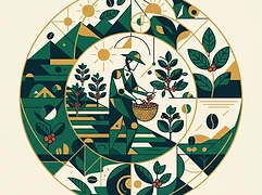 Arley Arboleda — coffee farmer illustration 3
