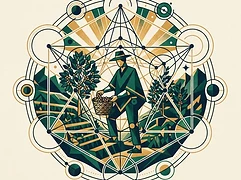 Banexport — coffee farmer illustration 2