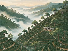 Hacienda Don Julian — coffee farm illustration 1