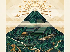 Archived composite farm — Gigantic blend — coffee farm illustration 2
