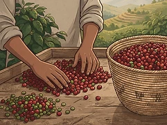 Gachatha Farmers Cooperative Society — coffee farmer illustration 2