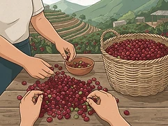Roberto Miranda — coffee farmer illustration 2