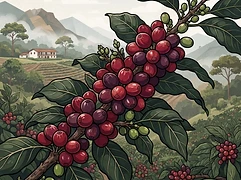 El Porvenir — coffee farm illustration 3