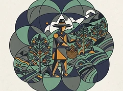 Grupo Puhuac — coffee farmer illustration 2