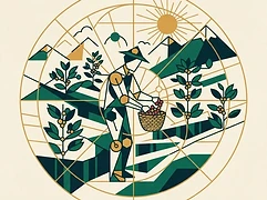 Lucio Luque and Eudis Orosco — coffee farmer illustration 3