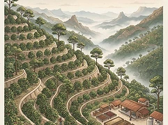 Finca Juan Martín — coffee farm illustration 1