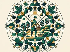 Hassan Assalol — coffee farmer illustration 2