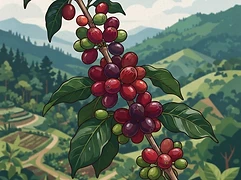 El Nacedero — coffee farm illustration 3