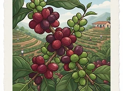 San Antonio — coffee farm illustration 3