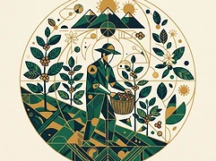 Ernedis Rodriguez — coffee farmer illustration 3