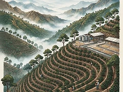 El Itacayo — coffee farm illustration 1