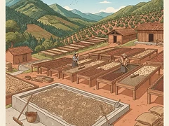 Caserio Teogal — coffee farm illustration 2