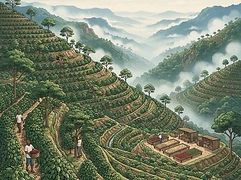 Muungano Cooperative — coffee farm illustration 1