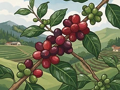 Intango washing station — coffee farm illustration 3