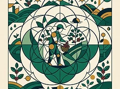 Moises Herrera and Marysabel Caballero — coffee farmer illustration 1