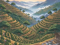 Gesha Village Coffee Estate β coffee farm illustration 1