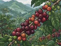 La Magnolia — coffee farm illustration 3
