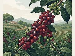 or producer-specific — coffee farm illustration 3