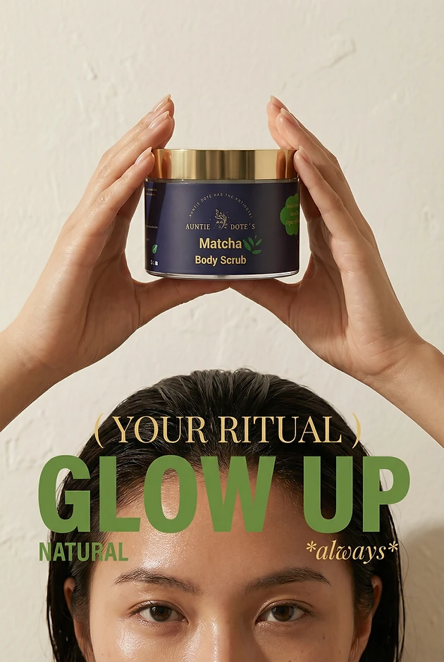 The matcha scrub ritual