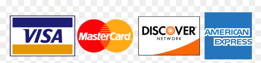 Visa · Mastercard · Discover · American Express
