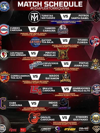 Liga Puertorriqueña · Jornada Completa