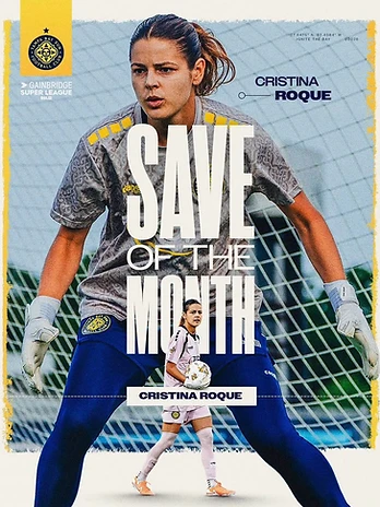 Cristina Roque · Save of the Month