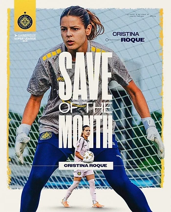 Cristina Roque · Save of the Month