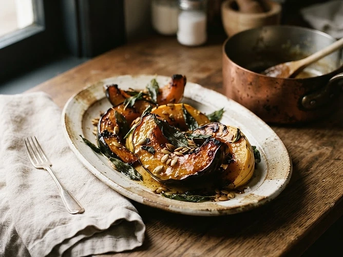 Roasted Heirloom Squash with Brown Butter & Toasted Seed