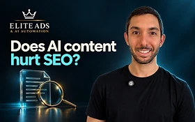 Does AI content hurt SEO? — Jason Cavallaro, Elite Ads & AI Automation