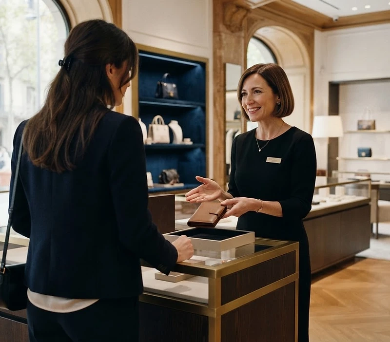 Cliente misterioso en boutique de lujo en España