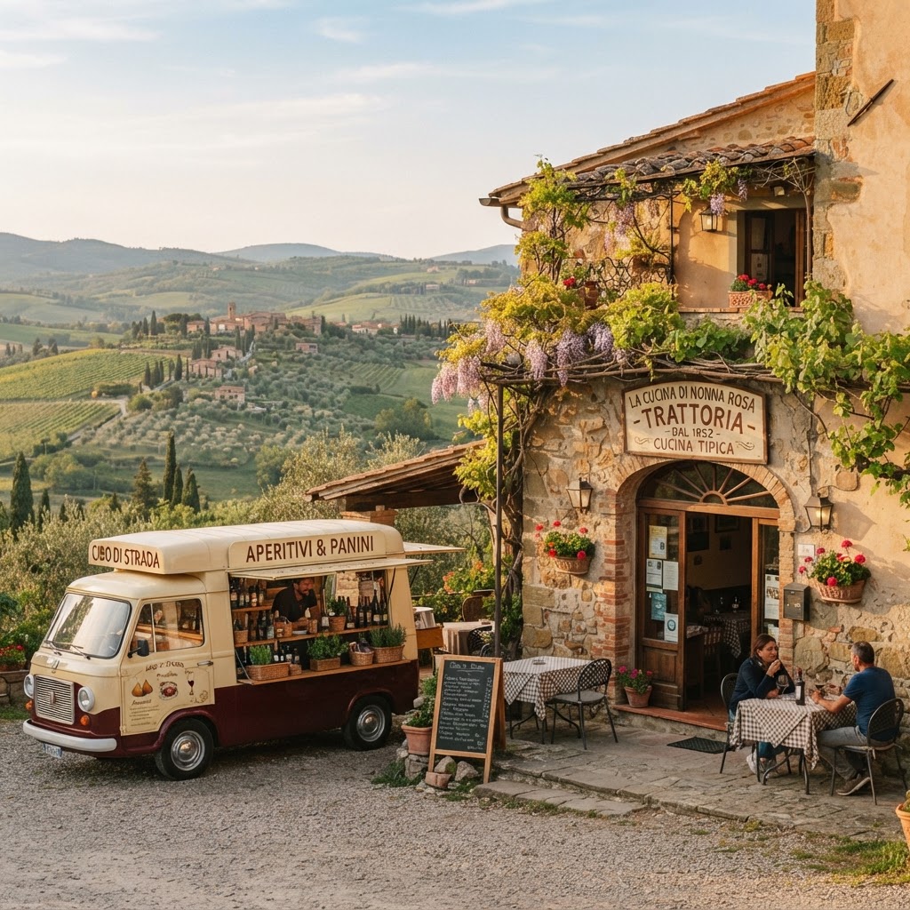Camionisti in Trattoria