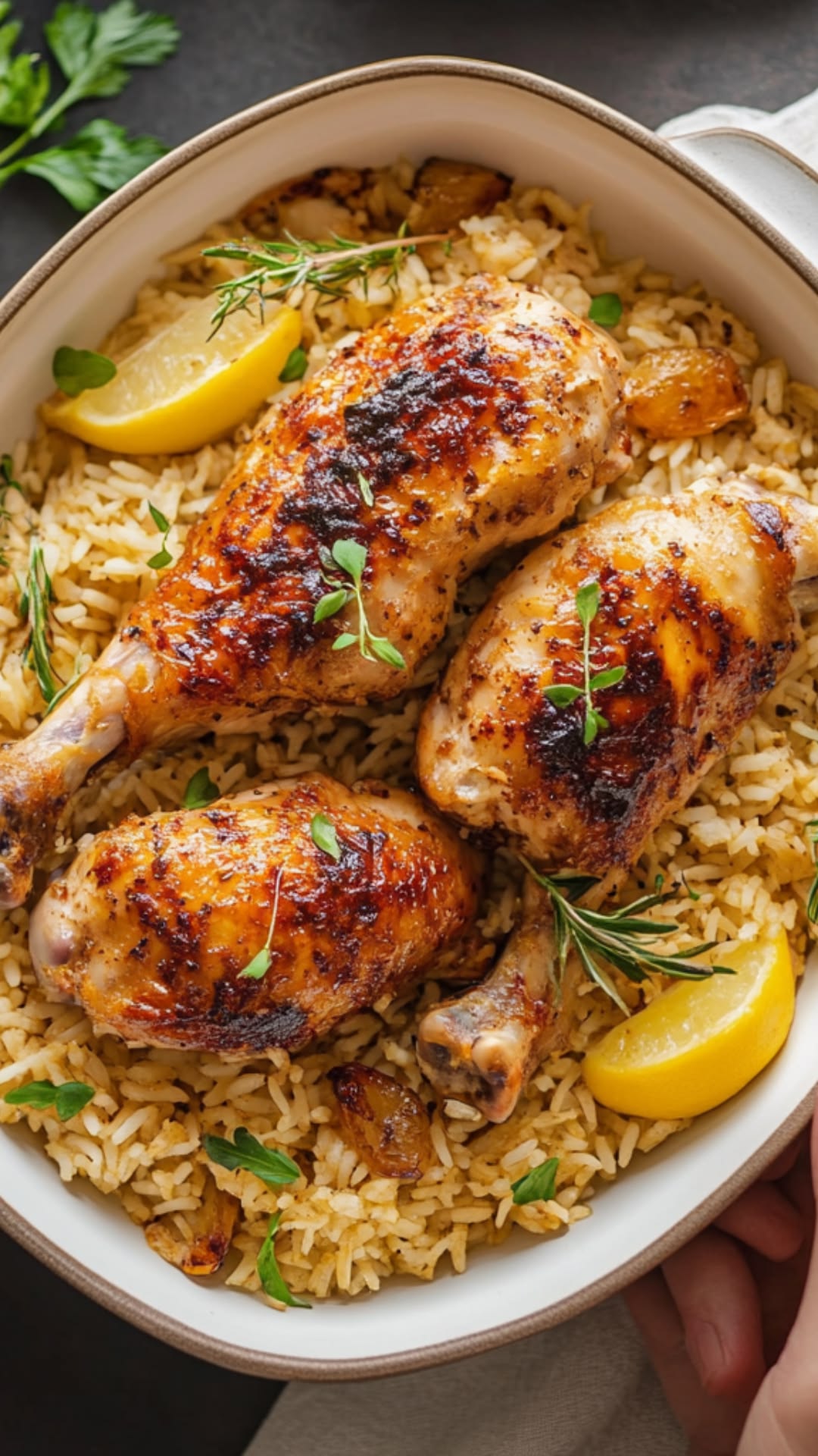 Tuesday Meal — Rice & Chicken