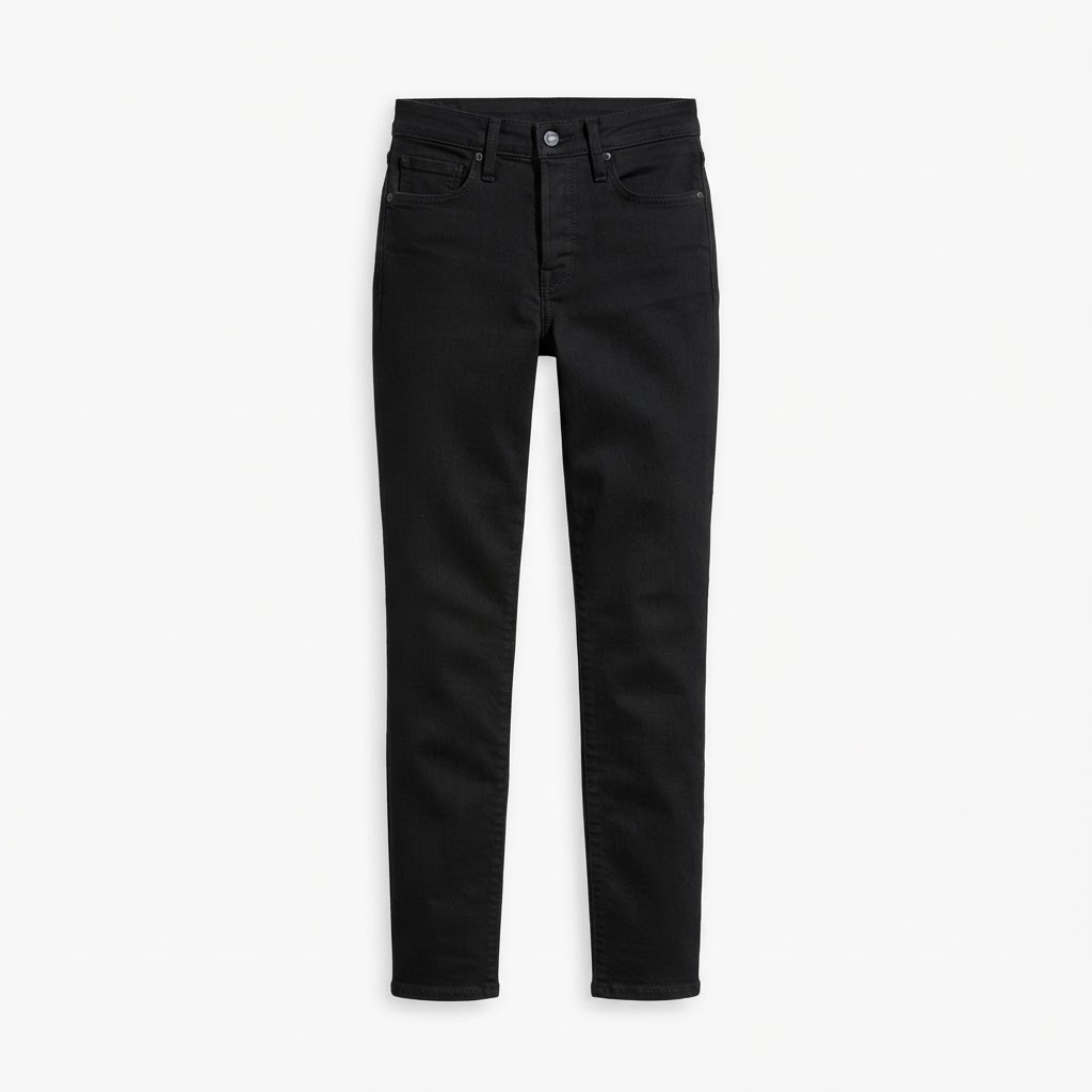 Levi's Skinny Jeans — Jet Black